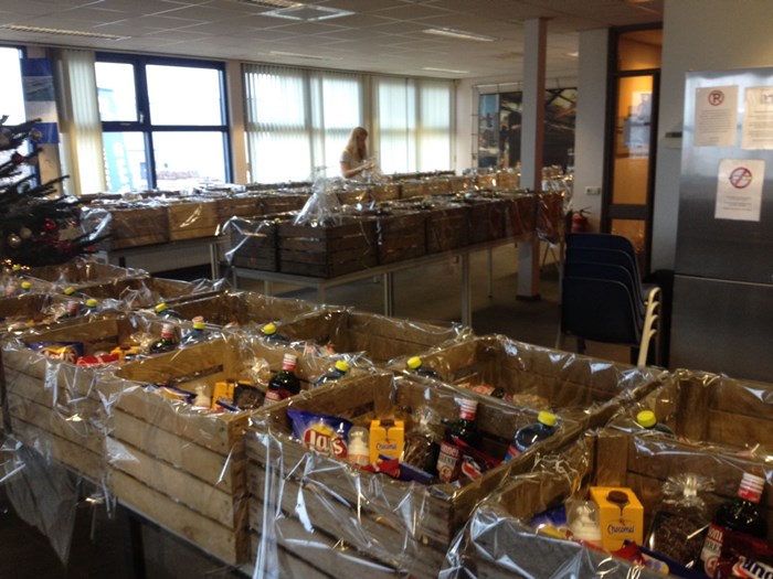 4-lats appelkisten 30x40x50.
Kerstpakketten Talsma Scheepswerf uit Franeker.